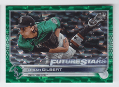 2022 Topps Series 1 Future Stars Green Foilboard 021/499 Logan Gilbert #156